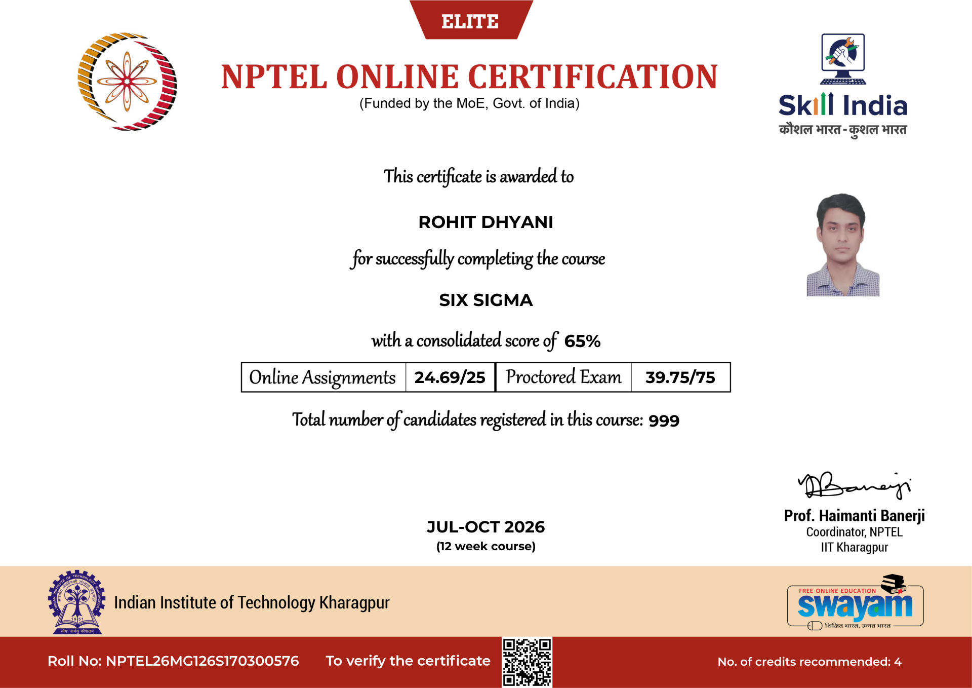 NPTEL Certificate NOC-FN9D-M2T8-04Y3B