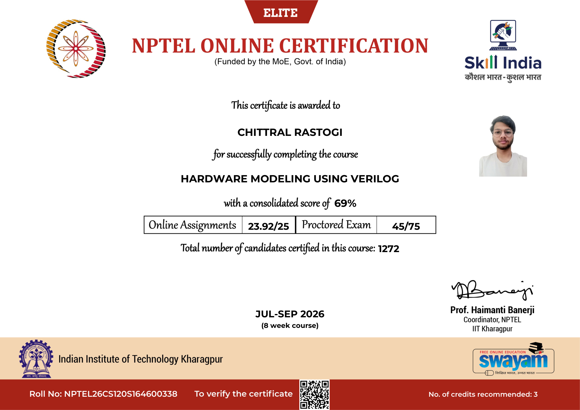 NPTEL Certificate NOC-Q362-C5E0-661GQ